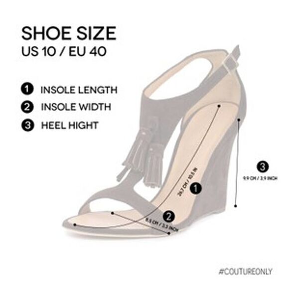 New DSQUARED2 Women US 10 Brown Suede High Heels Tassel T-Strap Wedge Sandals - Picture 9 of 17